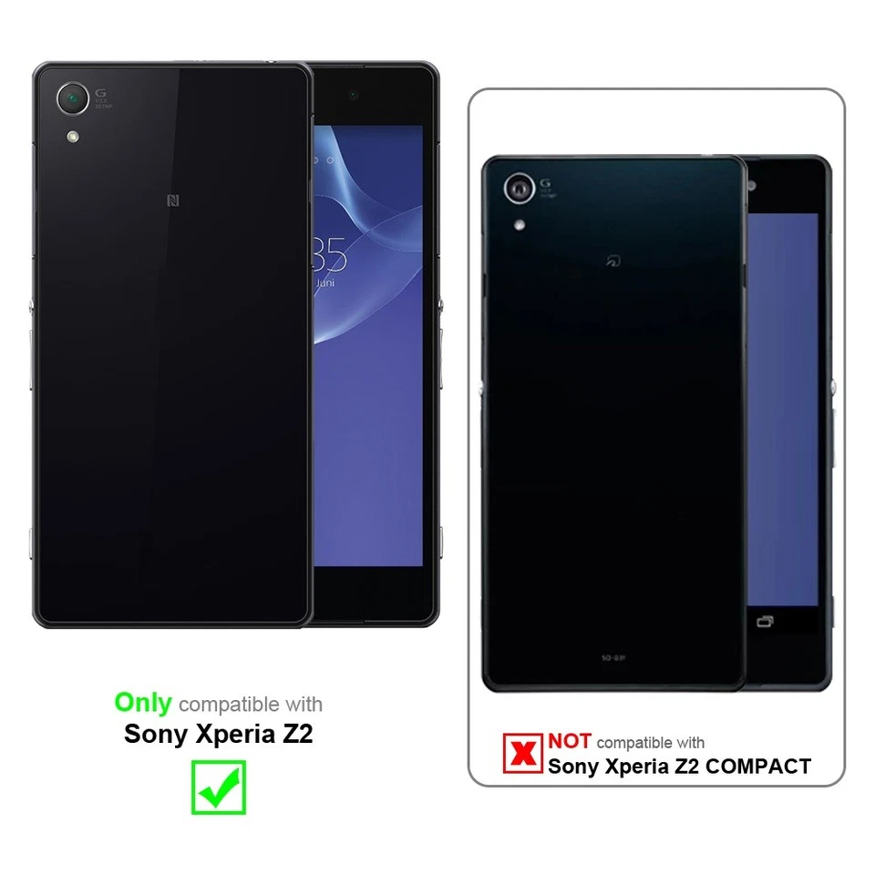 Funda para Sony Xperia Z2 Protección Teléfono TPU Silicona Delgada Foto 2 de 4