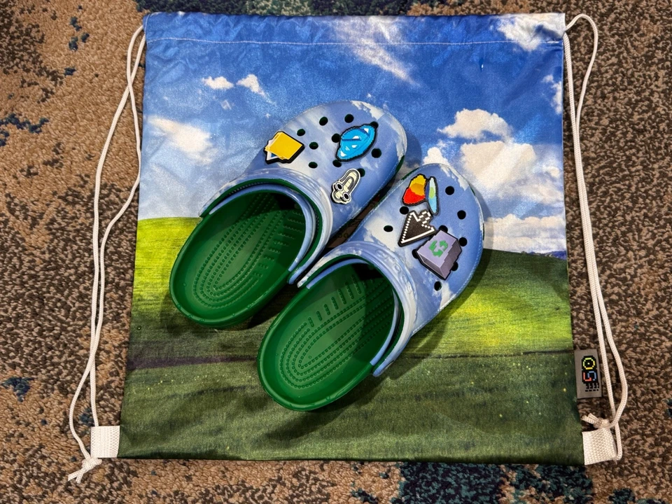 Microsoft XP Crocs 50º Aniversário Edição Limitada Masculino/Grande Infantil 5 Feminino 7 - Imagem 2 de 2