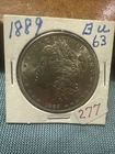 1889 Morgan Silver Dollar Choice BU Uncirculated Beautiful Coin!