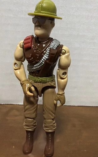 Vintage 1988 GI Joe ARAH Sgt. Slaughter Warthog Driver Figure Nm With Hat *43
