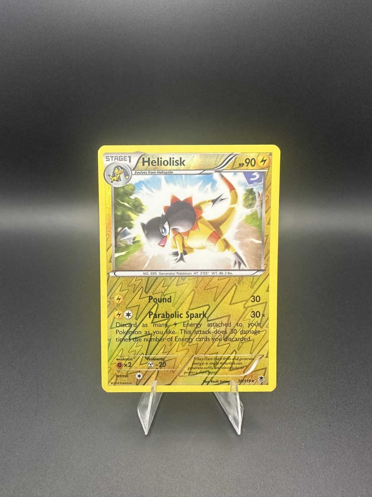 Pokémon TCG Heliolisk 30/119 Reverse Holo