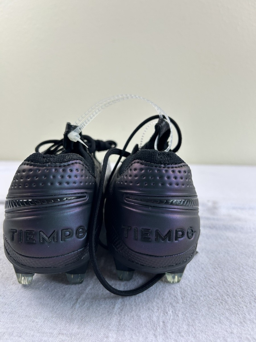 Nike Tiempo Legend 8 Elite Fg Black-Black All Black Mens Sz 5