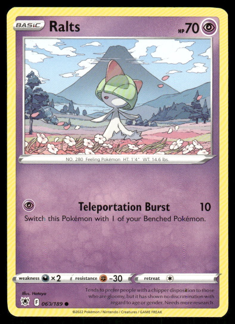 Kirlia 061/189 - Astral Radiance - Uncommon NM