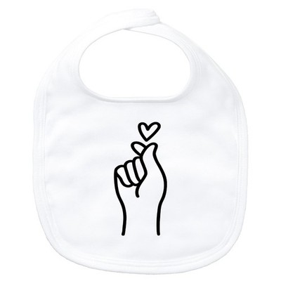 Baby Lätzchen K-Pop Fingerherz Zeichen Geschenkidee K-Pop Fingerherz Geschenk Pr