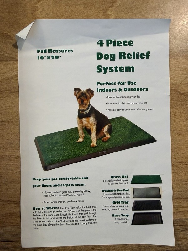 PETMAKER Grass Pad Replacements for Dog Relief System 3-pack Never Opened