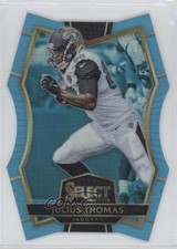 2016 Panini Select Premier Level Die-Cut Light Blue Prizm /125 Julius Thomas 0pm