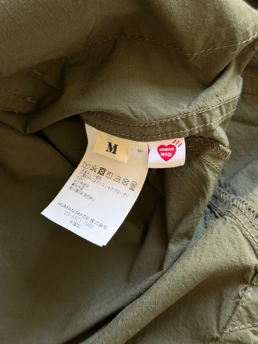 Human Made Fishing Jacket - Size Medium - Olive Green - Made in