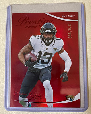 Panini 2023 Prestige Christian Kirk Jaguars #133 Xtra Points /399 NFL Card
