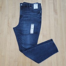 Terra  Sky Women's Skinny High Rise Dark Wash Jeans Size 16W Petite Flaws