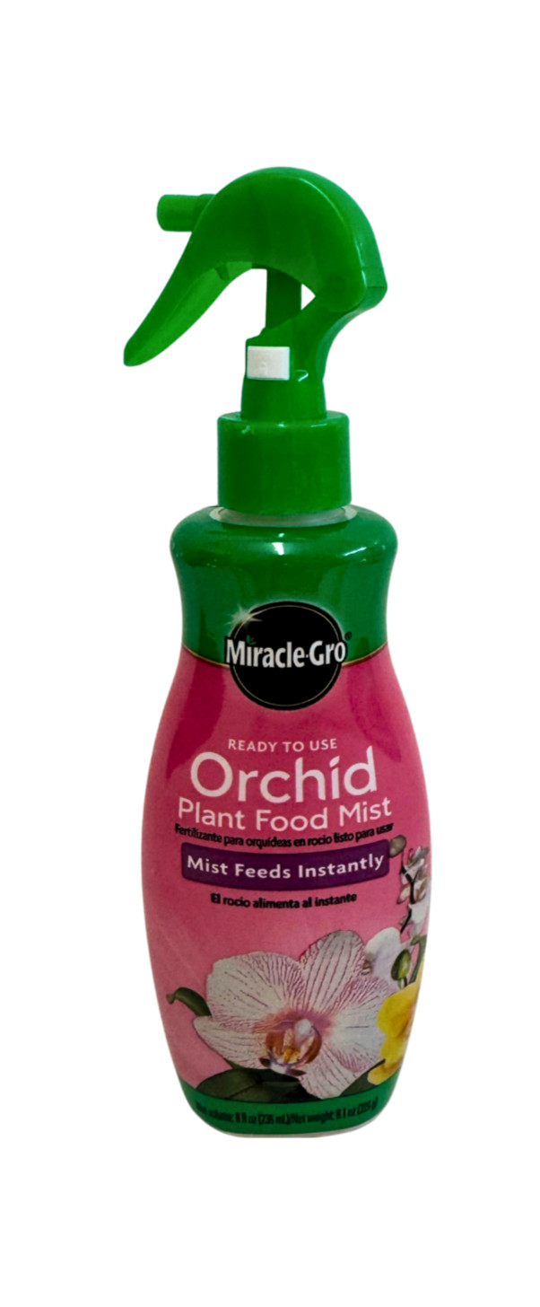 Miracle-Gro Orchid Plant Food Mist 8oz 2-Pack for Indoor Orchids