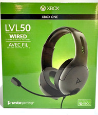 PDP LVL50 Wired Stereo Gaming Headset for Xbox - Gray/Black