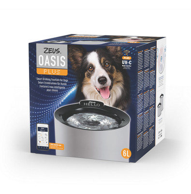 ZEUS Oasis Plus Smart Fountain, grau Volumen 6Liter NEU! mit Wifi und  APP