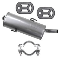 Endtopf Auspuff FüR Peugeot 206 1 I 1.4 1.6 FließHeck (00-03) Polmo