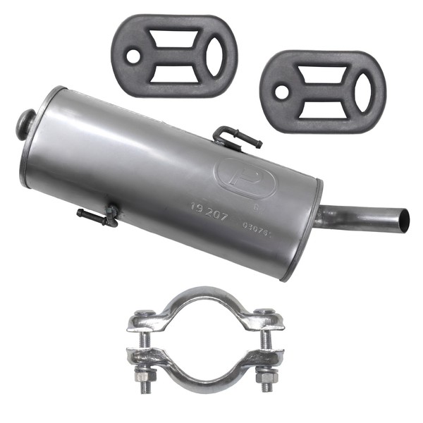 Endtopf Auspuff FüR Peugeot 206 1 I 1.4 1.6 FließHeck (00-03) Polmo-image