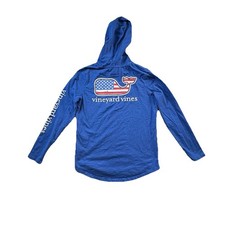 Vineyard Vines Youth Hoodie Small Kids Hooded Long Sleeve Athleisure Preppy Logo