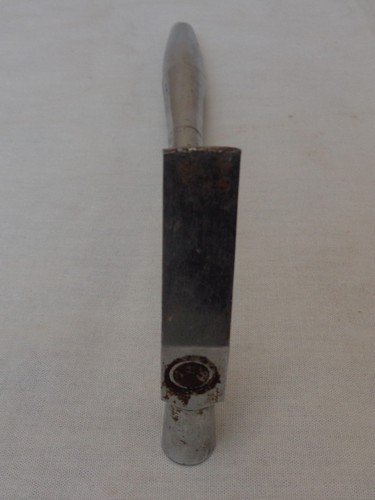 Vtg Soviet Stainless Steel Hammer Ball Head Handle USSR Hand Tool Pickaxe Silver - Picture 5 of 8