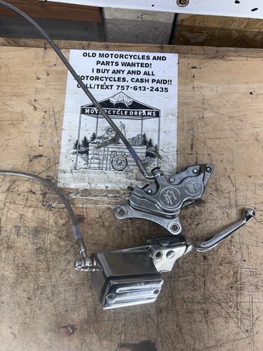 Performance Machine Front Brake Caliper W/ Harley Davidson Master ...