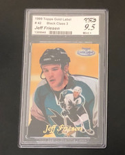 Jeff Friesen 1999-00 Topps Gold Label Black Class 3 Graded 9.5