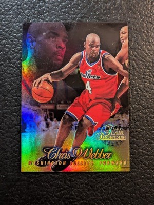 1996-97 Flair Showcase - Chris Webber #25 Row 1 Bullets HOF 