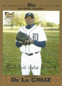 Eulogio De La Cruz 2007 Topps Updates&Highlights #UH190 Detroit Tigers Gold RC