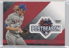 2018 Topps Update MLB Postseason Logo Manufactured Noah Syndergaard Patch 5c9