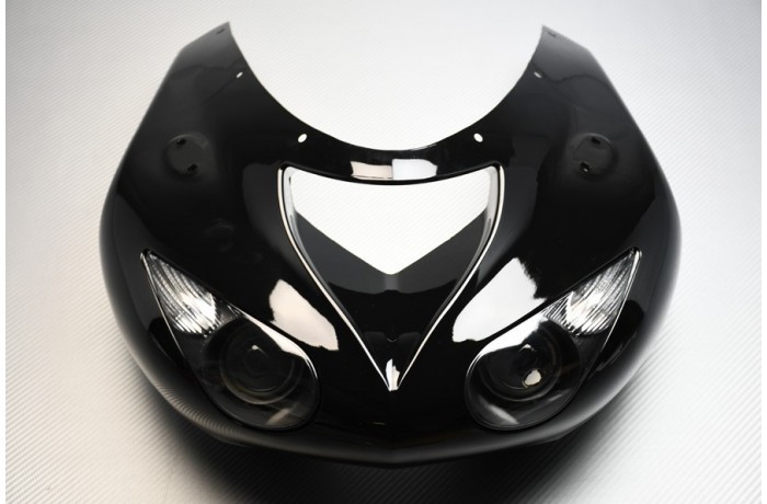 Carénage Avant Moto Kawasaki ZX10R 2006 2007 avec Bloc Optique Complet Noir