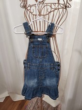 Carter's Blue Denim Kids Overalls 24 Months Girls