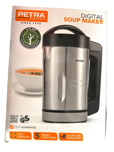 Petra Preparador de Sopas 1,6L Acero Inoxidable 5 Ajustes 900W - Imagen 9 de 9