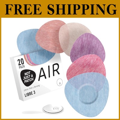 Hypoallergenic Adhesive Patches for Libre 3 - 20 Pack