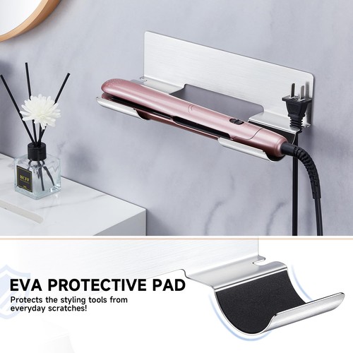 Hair Tool Organizer Wall Mount, Hair Dryer Holder for Curling Wands Accessori... - Picture 3 of 9
