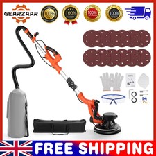 Electric Wall Sander Vacuum Attachment & LED Light 5 Speeds Drywall Sander 220V