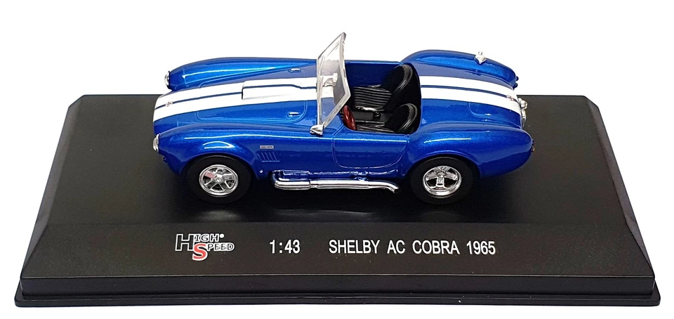 Alta velocidad escala 1/43 43KFB19S - 1965 Shelby AC Cobra - Met. Azul/Blanco Foto 4 de 4