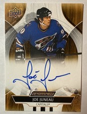 JOE JUNEAU 2024-25 Engrained Icons AUTO SP Upper Deck #CA-JJ UD Washington