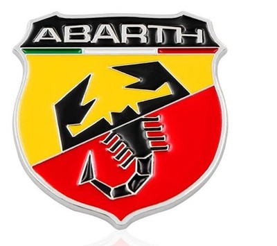 FIAT Abarth Aufkleber Badge Logo Alu 500 695 595 ESSEESSE
