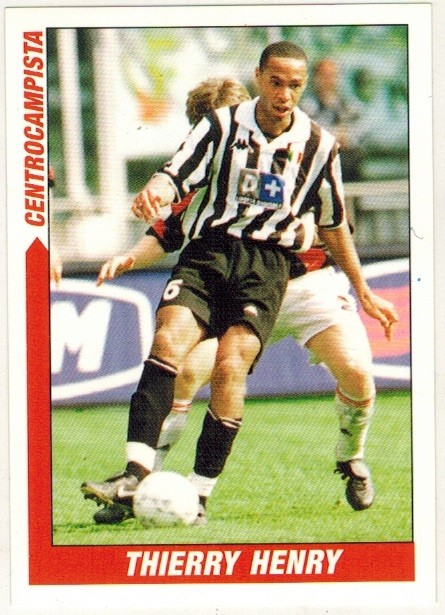 Supercalcio 2000 Panini Thierry Henry Juventus Sticker 97 Unused