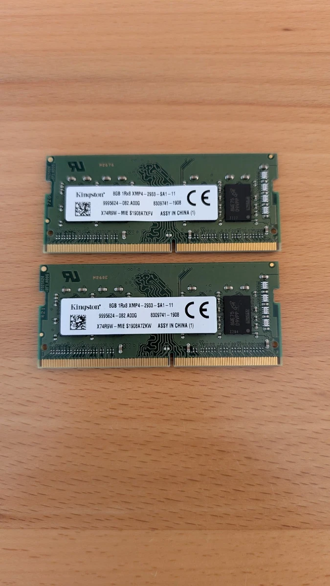 Kingston DDR4 SDRAM 8 GB Capacity per Module Memory (RAM) for sale