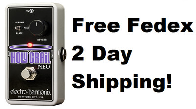 New Electro-Harmonix EHX Holy Grail Neo Reverb Guitar Effects Pedal