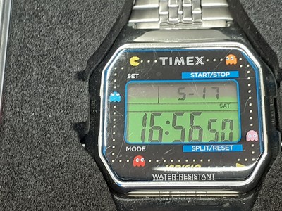 TIMEX / ×PAC-MAN/クォーツ腕時計/アナログ/--/BLK/M555 TIMEX Pac-Man Quartz M555 | eBay