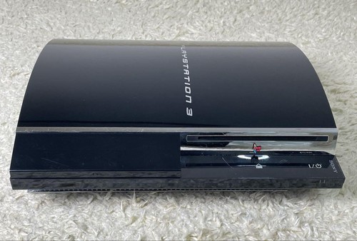 Sony PS3 CECHA00 60GB Charcoal Black Console Tested w/ 2 Controllers, Box, Cable - Picture 6 of 12