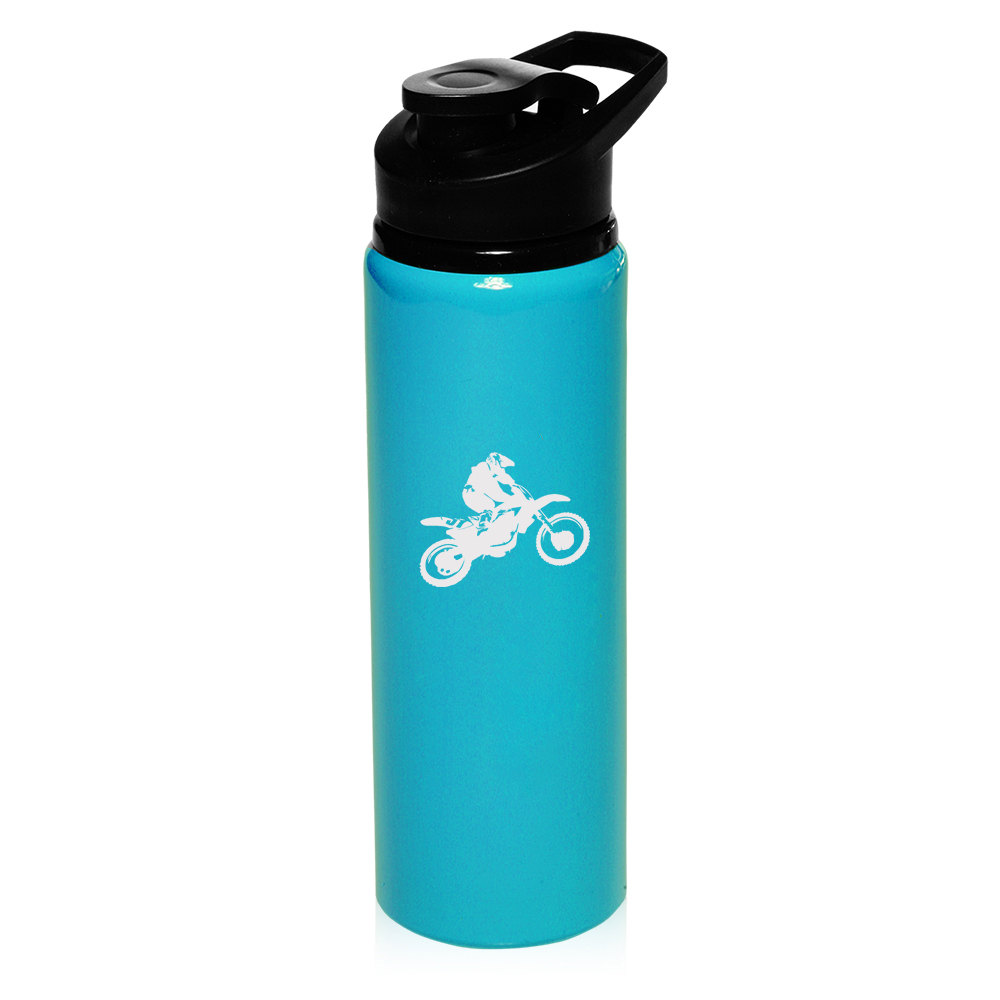 25oz Aluminum Sports Water Bottle Travel Canteen Dirt MX