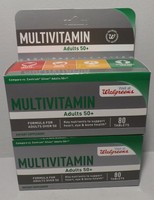 Lot Of 2 Walgreens Multivitamin Adults 50+ Compare To Centrum 80 Tablets Each Lot Of 2 Walgreens Multivitamin Adults 50+ Compare To Centrum 80 Tablets Each