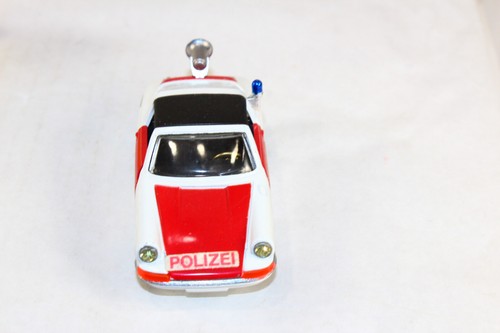 Corgi Toys 509 Porsche 911S MINT Targa Police Car Polizei WhizzWheels Box fine - Imagen 3 de 19