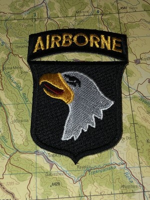 101st Airborne Division Civilian Version Patch One Piece W Airborne Tab Ebay