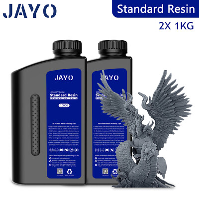JAYO 2X 1KG Dunkelgrau Photopolymer Harz 405nm UV-Harz 3D Drucker Standard Resin