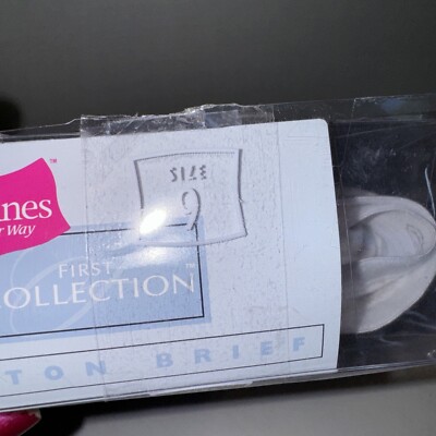 Lot De 3 Camisoles Hanes Her Way - Taille 6 - Blanc - 100% Coton - Neuf