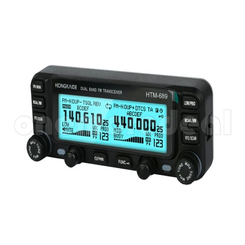 HTM-689 VHF/UHF 136-174/400-520MHz Wireless Transceiver Ham Radio Walkie Talkie