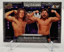2022 Upper Deck AEW TAG TEAMS #83 GRIFF GARRISON/BRIAN PILLMAN  VARSITY BLONDS