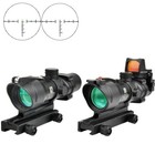 ACOG 4x32 True Fiber Optic Rifle Scope Sight with Red Green Dot