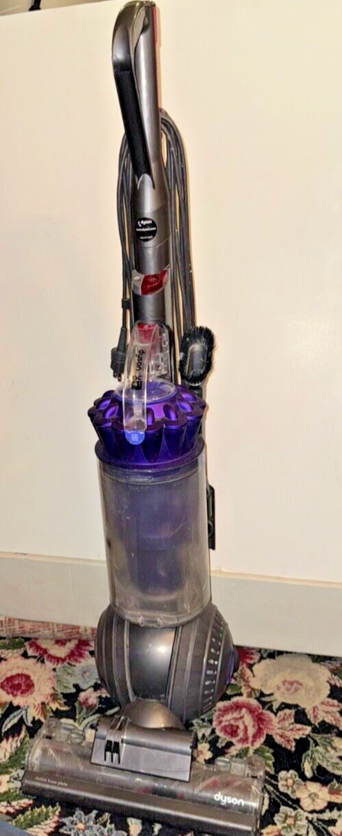 DYSON DC41 ANIMAL PURPLE UPRIGHT BAGLESS VACUUM CLEANER TESTED