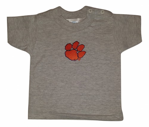 Baby Tee Clemson Tigers Infant Baby T-shirt Tiger Paw Logo - Picture 2 of 2
